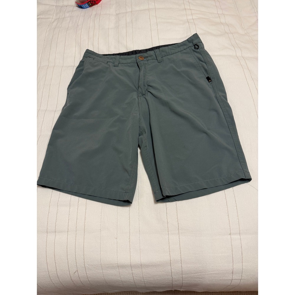 Quiksilver Mens Amphibian Hybrid Shorts Gray Green 32 EQYWS03491